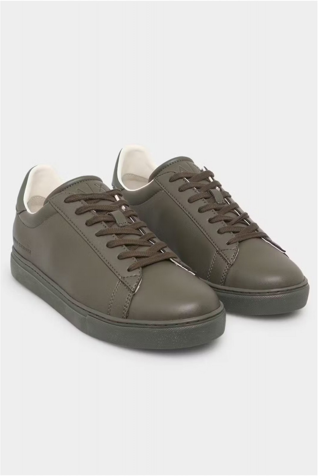 Sneakers basses en cuir Armani exchange K728 OLIVE+OLIVE XUX001 XV093