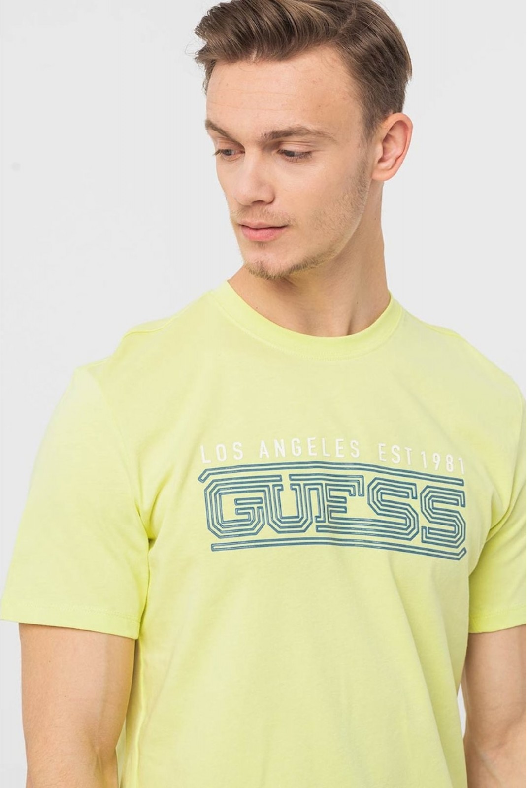 Tshirt 100% coton à logo relief Guess jeans G8D9 BRIGHT SUN Z3GI07 K8FQ4