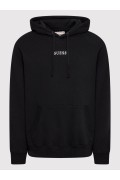 Sweat à capuche logo printé Guess jeans JBLK Jet Black A996 M2BQ50 K9YH1