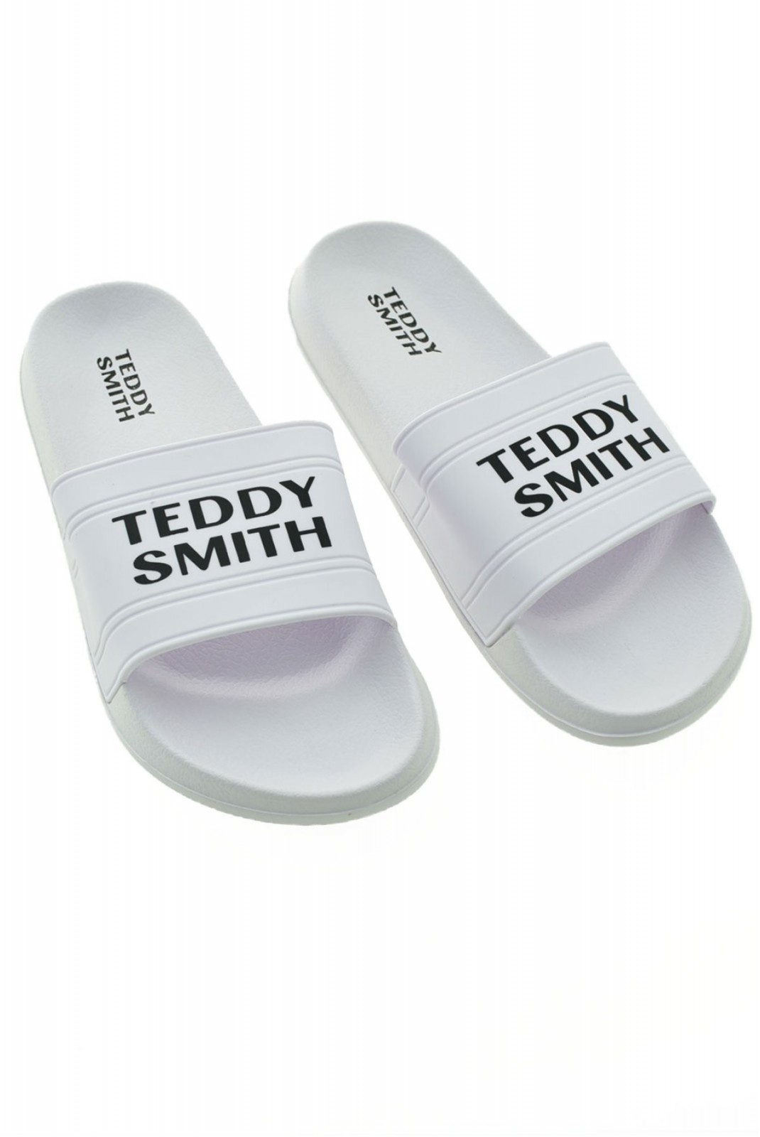 Mules PVC gros logo Teddy smith BLANCO 71744