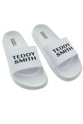 Mules PVC gros logo Teddy smith BLANCO 71744