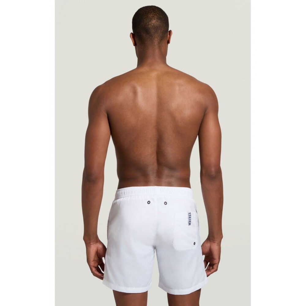 Short de bain bande logo Bikkembergs White & black BKK2MBM03