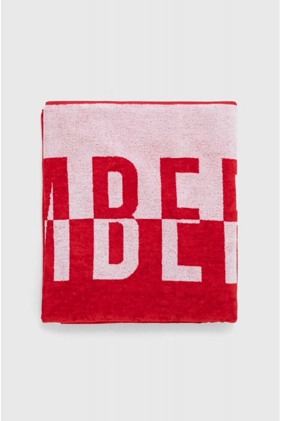 Drap de bain logo Bikkembergs Red BKK2MTW01