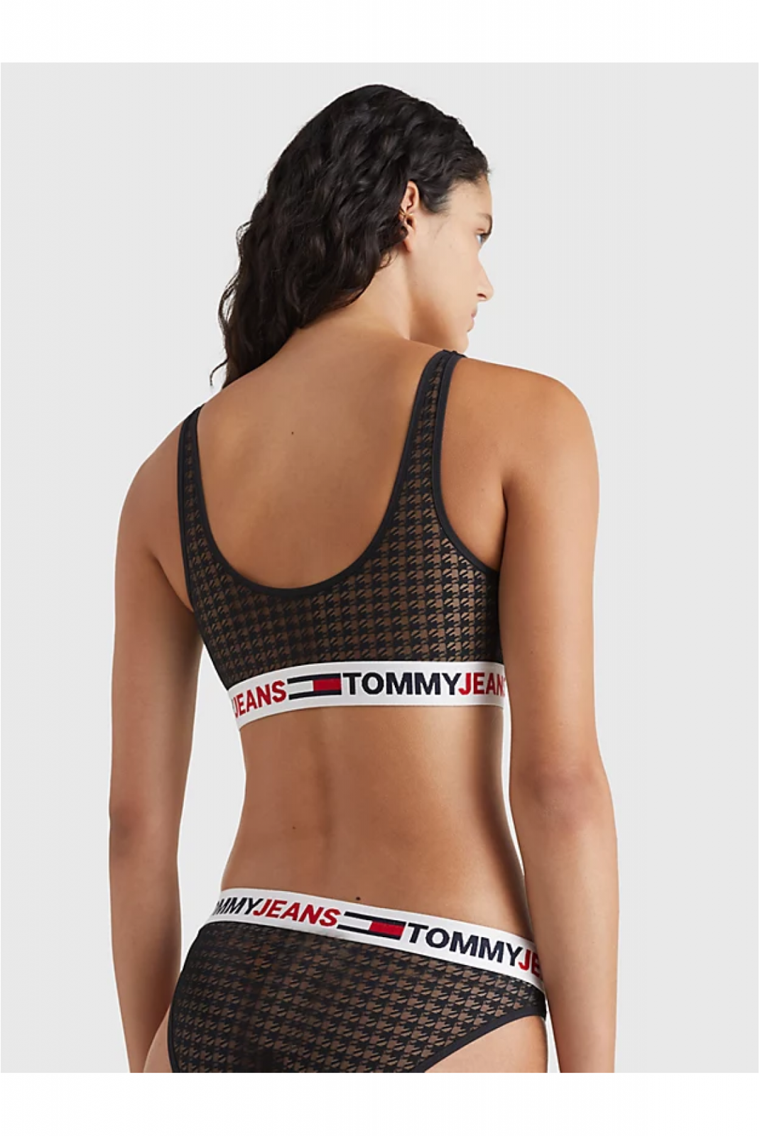 Brassière en dentelle Tommy Jeans BDS BLACK UW0UW03827