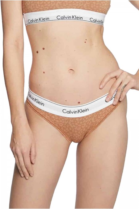 Culotte strech à motif animalier Calvin klein 796 BROWN 0000F3787E