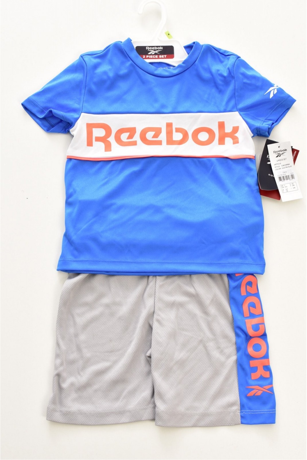 Ensemble Tshirt et short Reebok ELECTRIC BLUE C9035