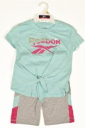 Ensemble Tshirt et short logo imprimé Reebok NEON C4689