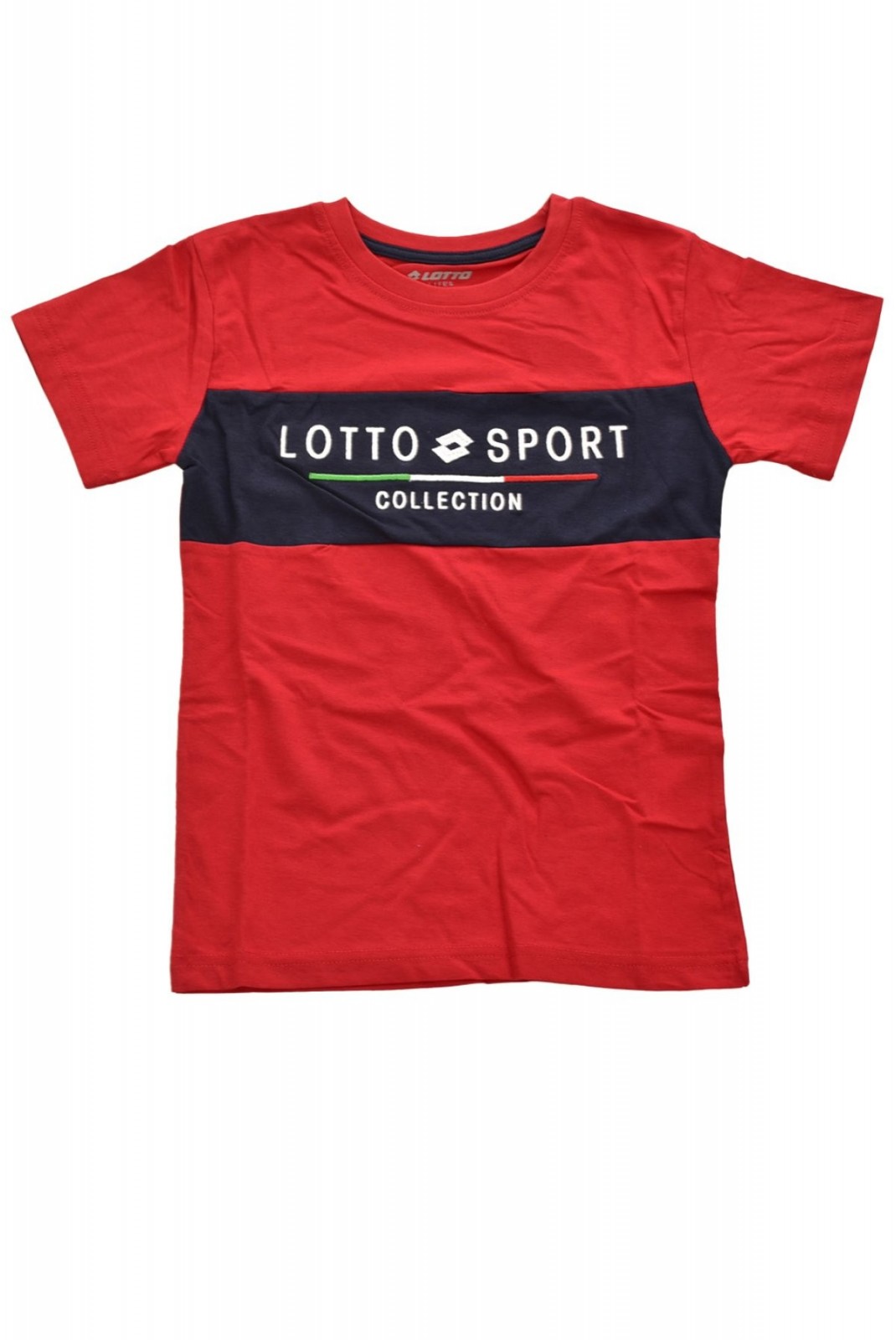 TShirt bicolore brodé Lotto Red LOTTO23204