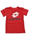 TShirt logo printé relief Lotto Red LOTTO23604