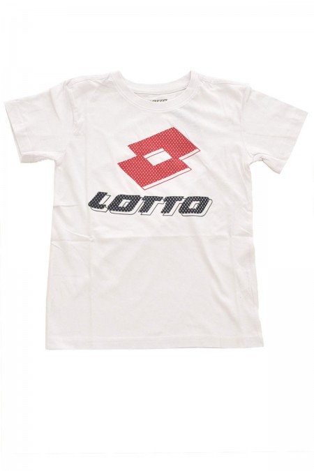 TShirt logo printé relief Lotto White  LOTTO23604