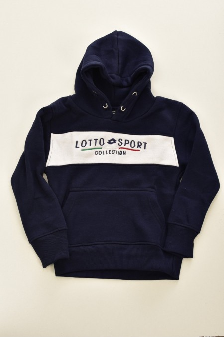 Sweat capuche logo Lotto Marine LOTTO23202