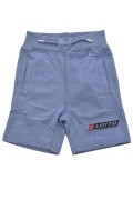 Short 100% coton à logo imprimé Lotto Blue TL1138