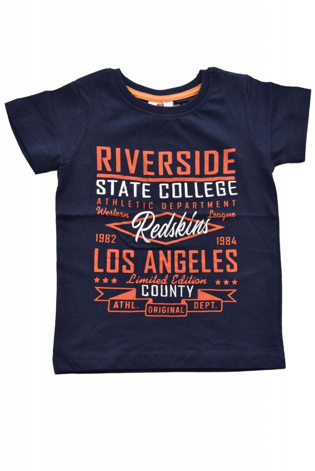 TShirt logo brodé Redskins NAVY RS2194