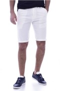 Bermuda chino stretch Giani 5 BLANC 1712