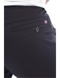 Chino ajusté stretch Giani 5 NOIR 1711