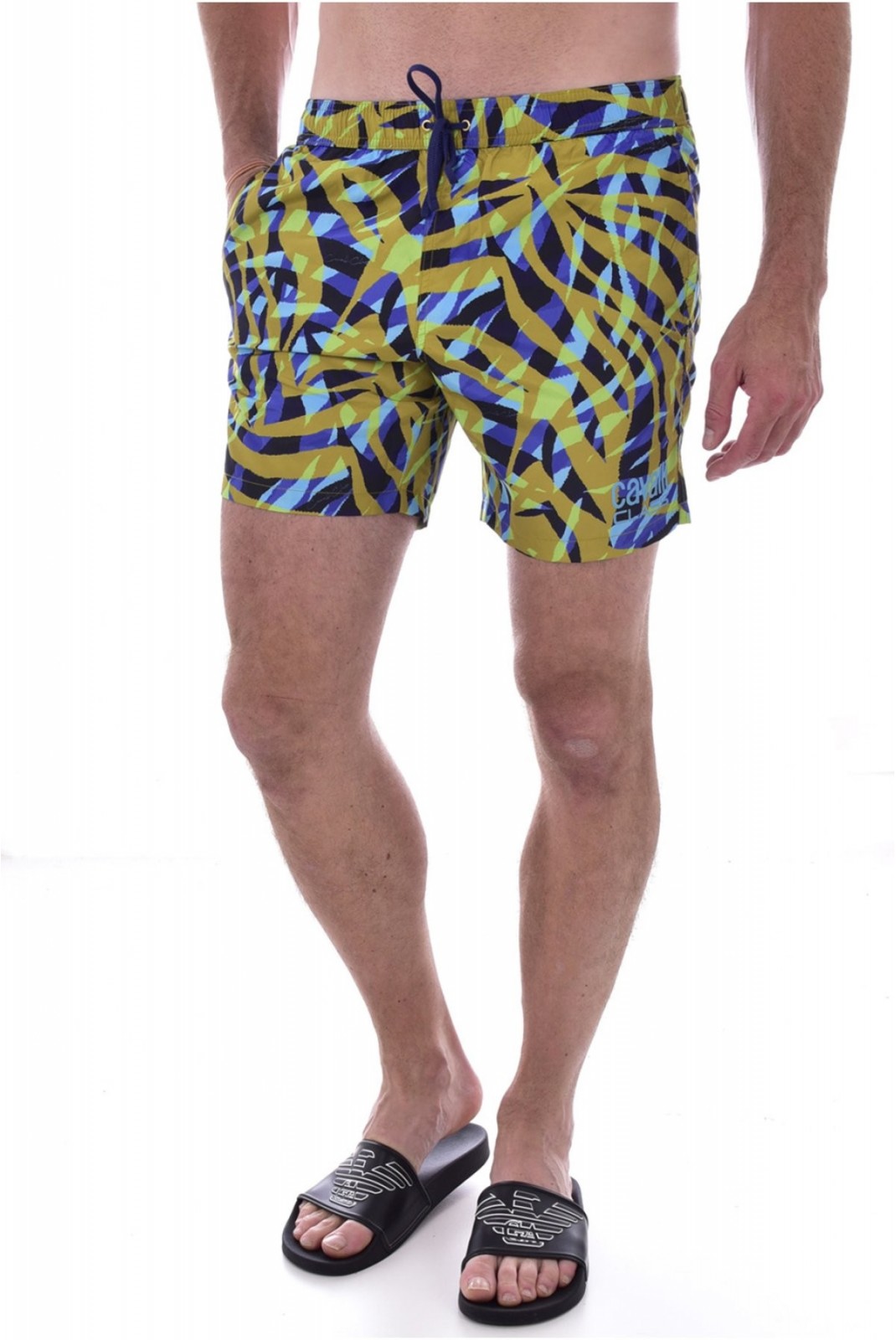 Short de bain imprimé Cavalli Class 04000 ALL OVER QXH00N 5RI25