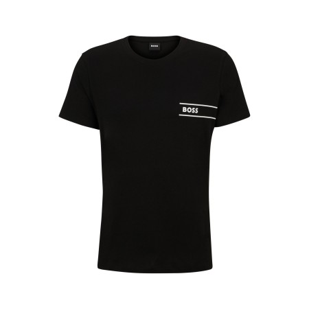 TShirt stretch logo Hugo boss 001 Black 50489442