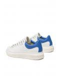 Sneakers basses Vibo en cuir Guess jeans WHITE BLUE FM6VIB ELL12