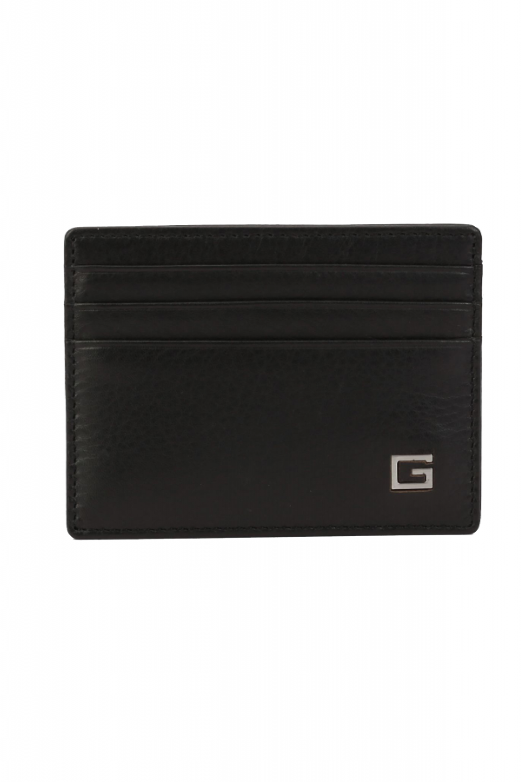 Porte cartes en cuir Guess jeans BLACK SMZURO LEA25