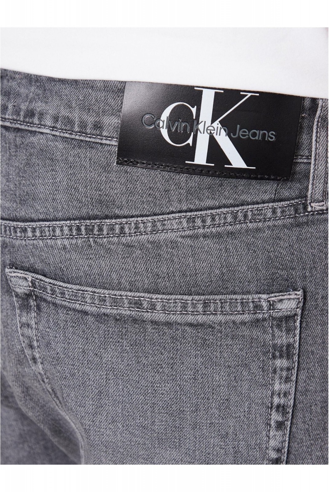 Jean tapered stretch Calvin klein 1BZ Denim Grey J30J323363