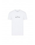 TShirt à logo collé Armani exchange 1100 White 3RZTHE ZJBYZ