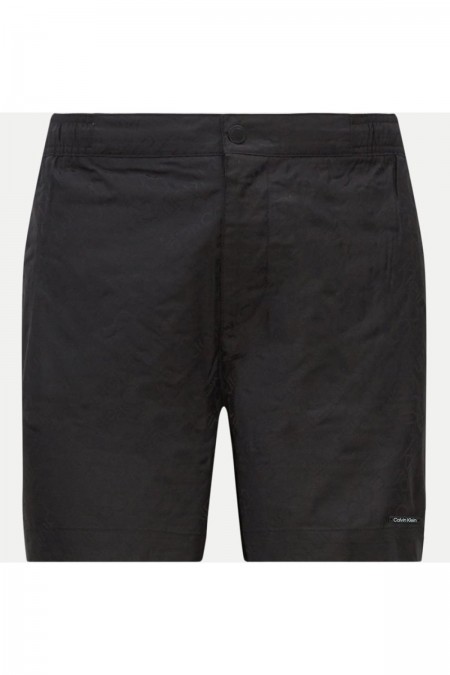 Short de bain logo allover Calvin klein BEH PVH BLACK KM0KM00821