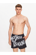 Short de bain gros logo Emporio armani 21921 NERO/LOGO OBLIQUO 211740 3R424