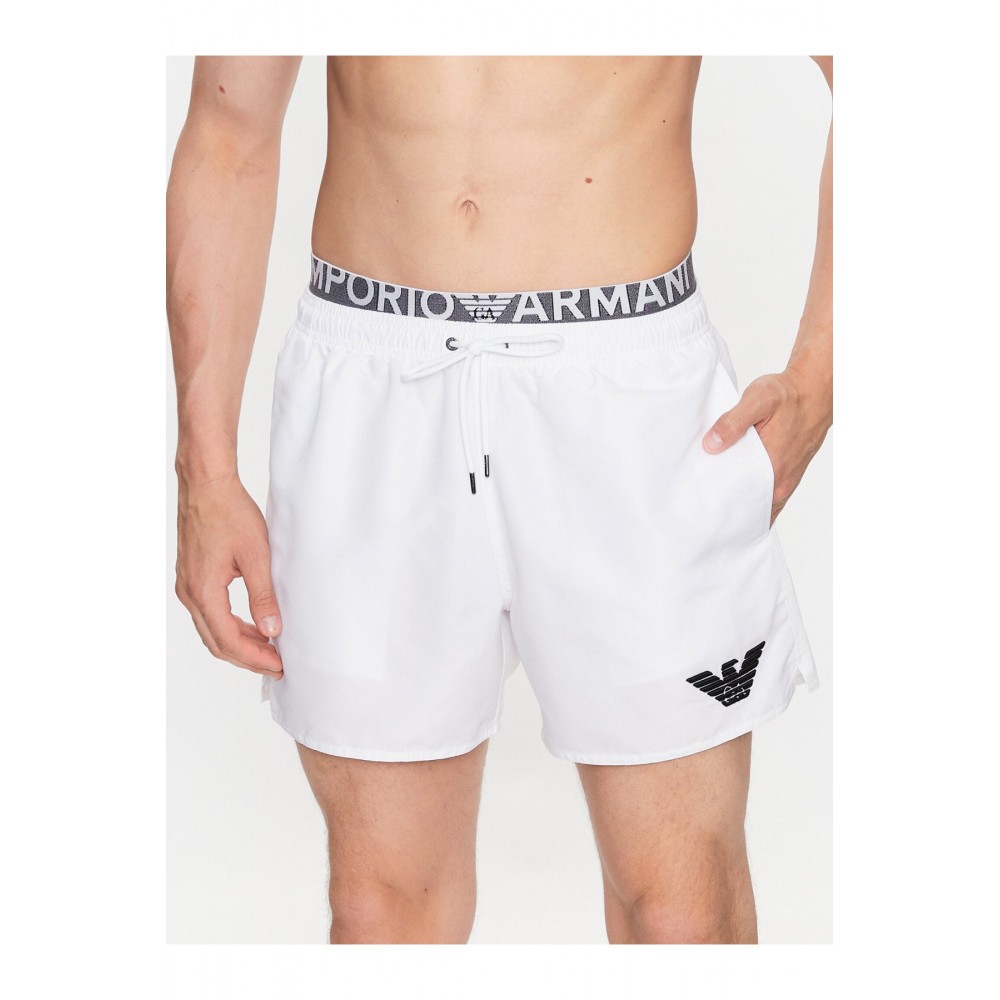 Short de bain double taille Emporio armani 00010 BIANCO 211740 3R432