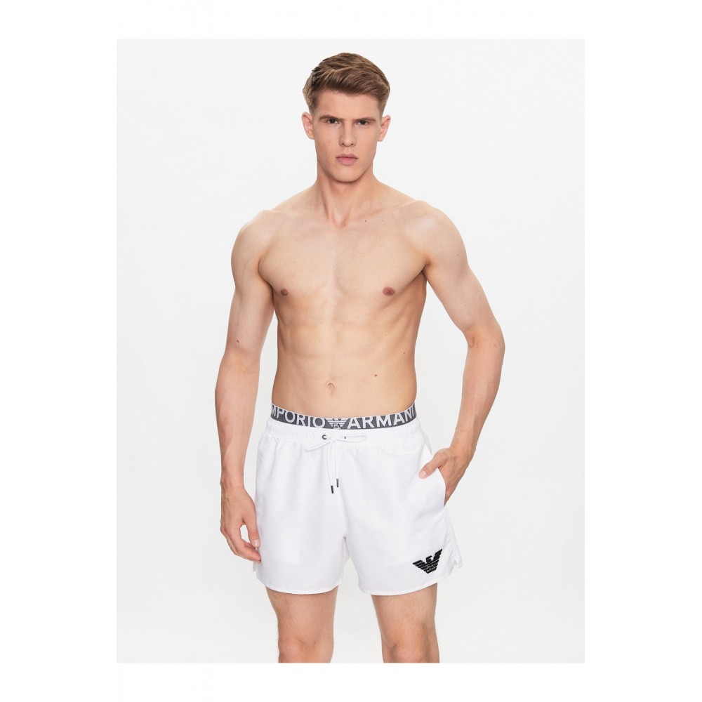 Short de bain double taille Emporio armani 00010 BIANCO 211740 3R432