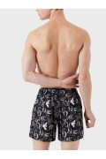 Short de bain logo allover Emporio armani 00020 NERO 211740 3R445