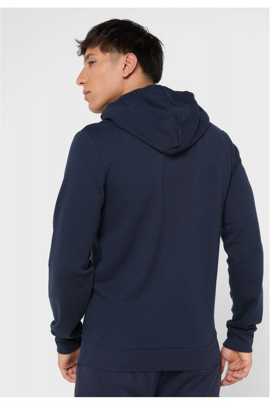 Sweat zippé à capuche logo brodé Emporio armani 00135 MARINE 111784 3F571