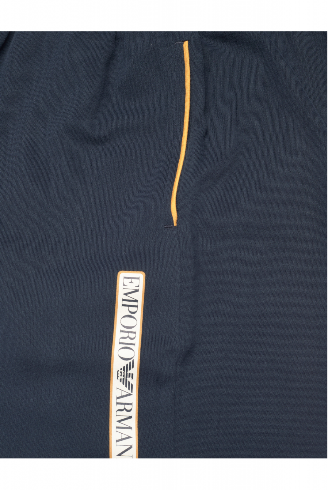 Jogging coton logo vertical printé Emporio armani 00135 MARINE 111690 3F573