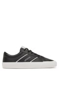 Sneakers basses cuir PU Armani exchange S277 BLACK+OP.WHITE XUX165 XV758