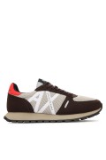 Sneakers logo cousu   Armani exchange T047 CHOCO+BEIGE XUX169 XV660