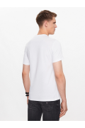 TShirt slim fit logo iconique Guess jeans G011 Pure White M2YI71 I3Z14