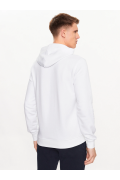 Sweat à capuche à logo brodé Guess jeans G011 Pure White M3YQ36 KBK32