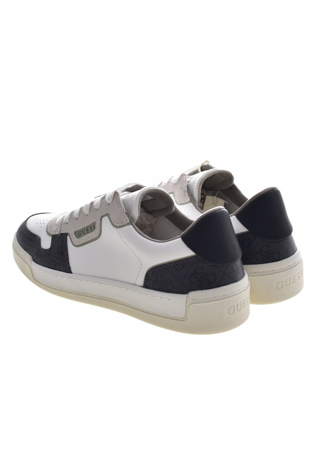 Sneakers basses cuir daim Guess jeans WHITE COAL FM7SRG FAB12