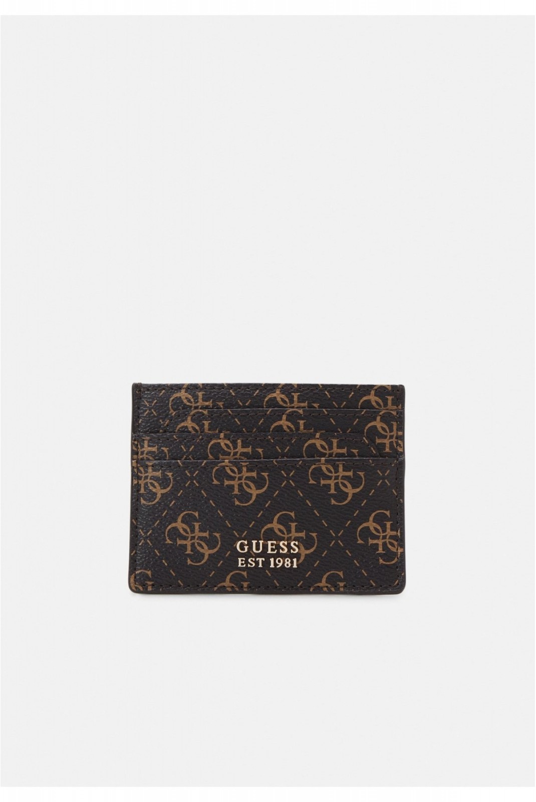 Porte cartes Laurel Guess jeans BROWN LOGO SWQE85 00350