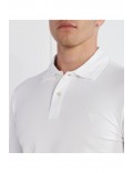 Polo slim fit à logo patché Guess jeans G011 Pure White M3YP60 K7O64