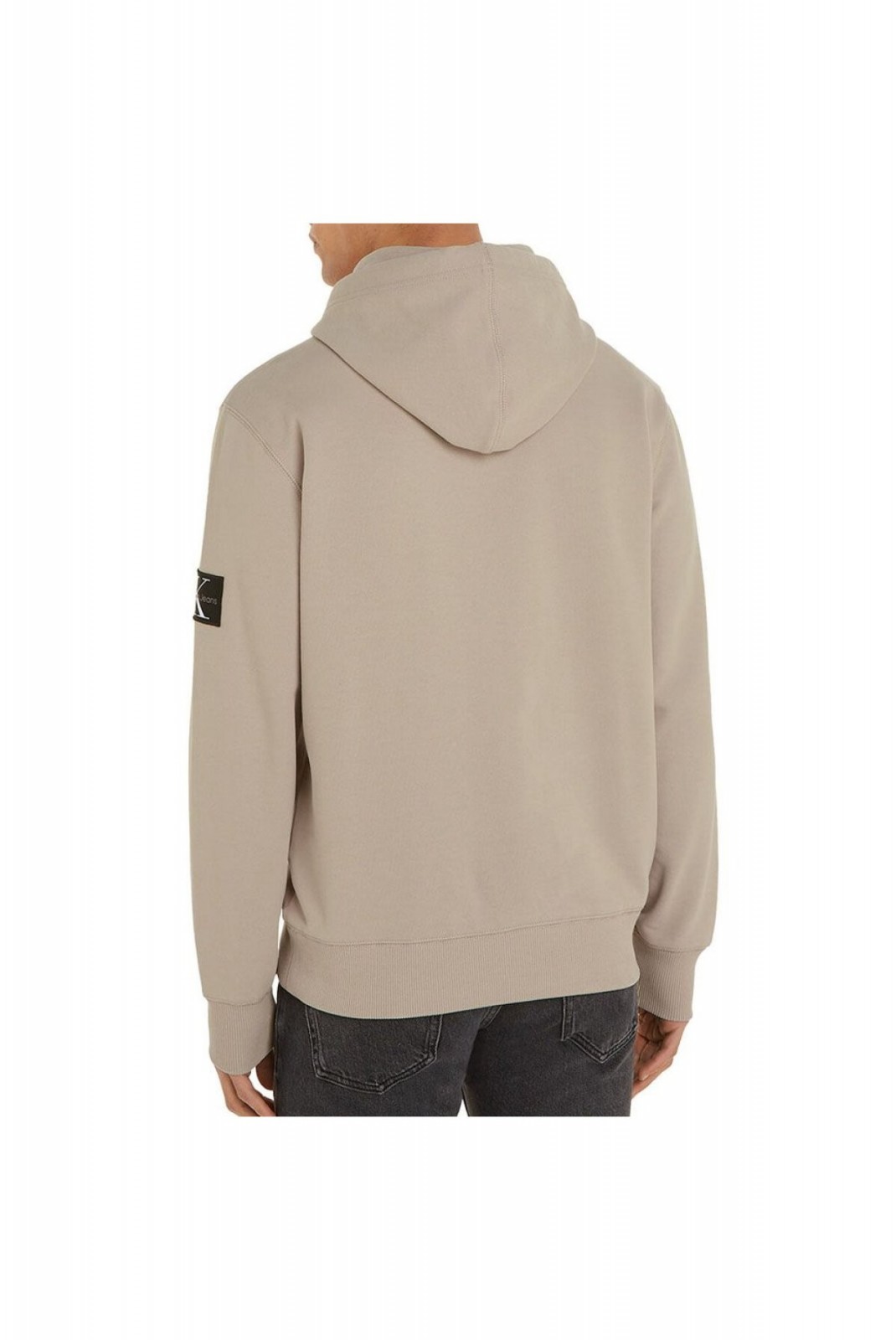 Sweat à capuche logo patché Calvin klein PED Plaza Taupe J30J323430