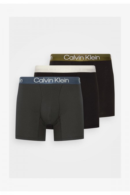 Tipack boxers coton stretch Calvin klein GZ5 B- VAPRS GRY, DARK OLIVE, BL BRY WB 000NB2971A