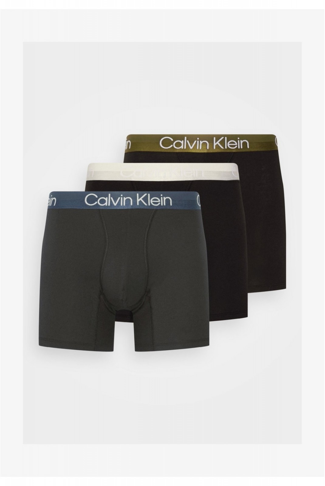 Tipack boxers coton stretch Calvin klein GZ5 B- VAPRS GRY, DARK OLIVE, BL BRY WB 000NB2971A