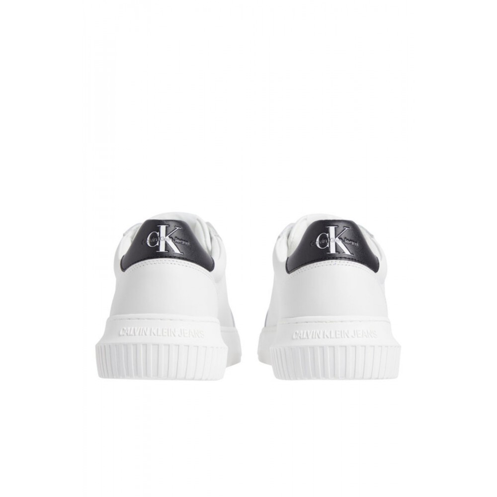 Sneakers en cuir Calvin klein 0LD White/Black YM0YM00681