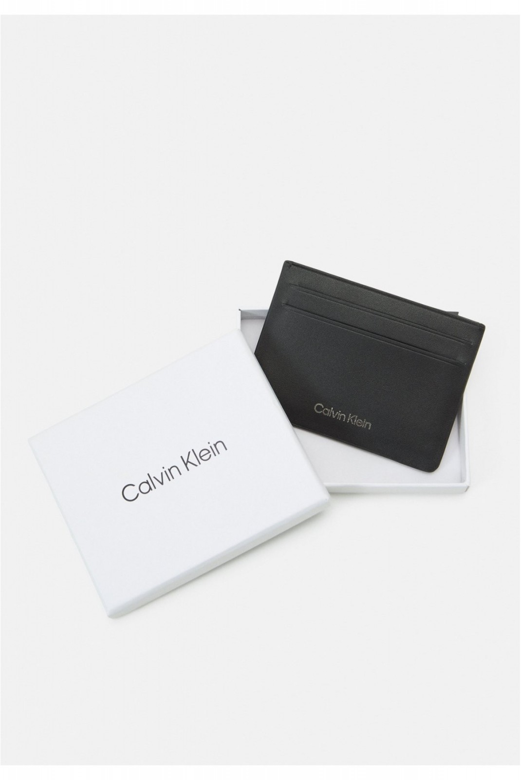 Porte cartes unisexe en cuir Calvin klein BAX Ck Black K50K510601