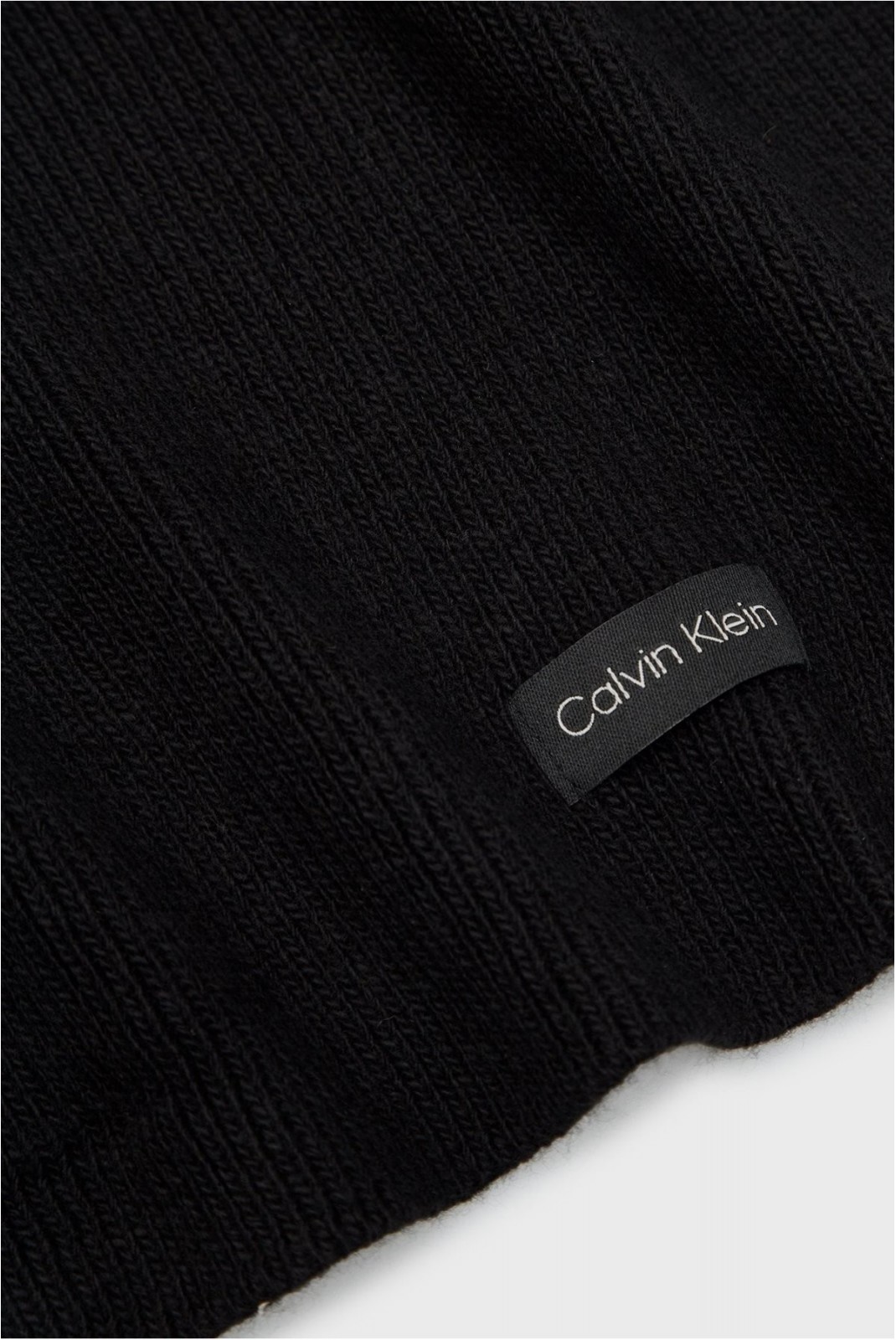 Echarpe logo patché Calvin klein BAX Ck Black K60K608485