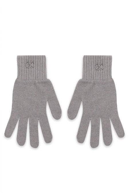 Gants en laine Calvin klein P4A Mid Grey Heather K60K611164