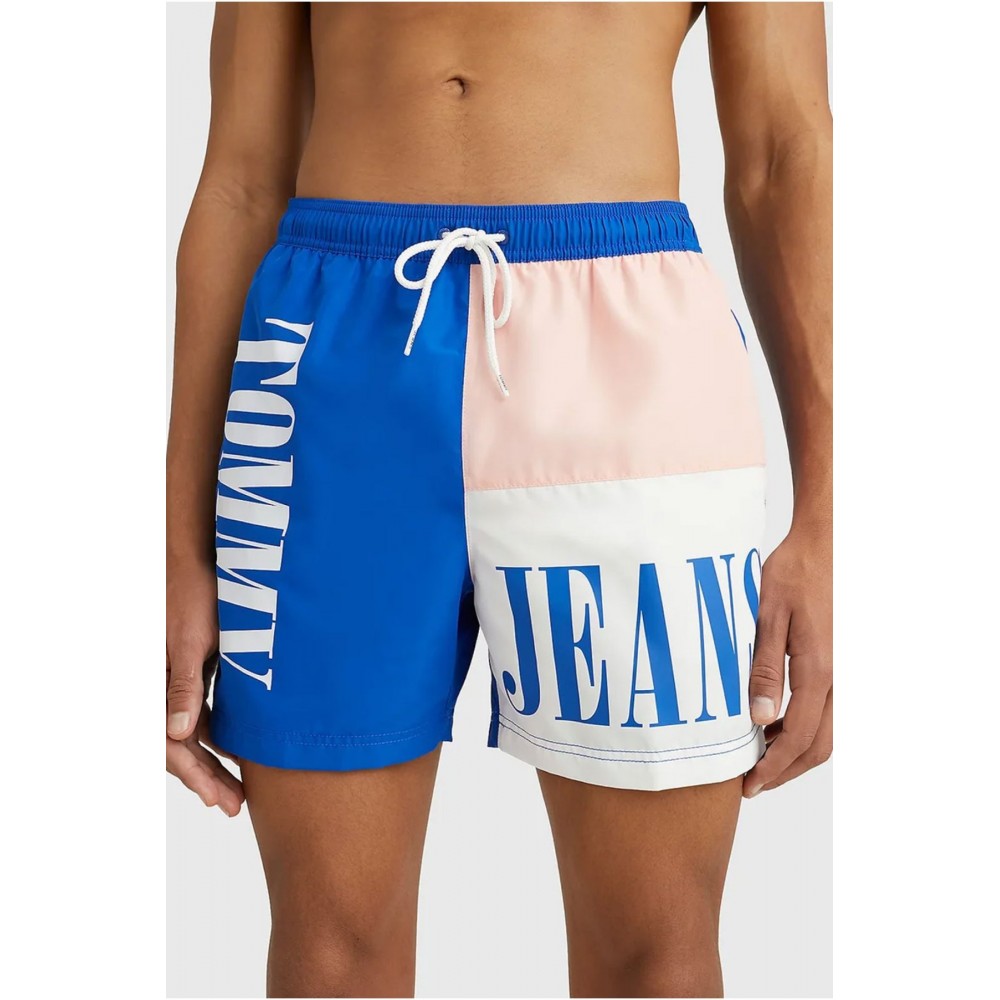 Short de bain logo Tommy Jeans C66 Ultra Blue UM0UM02753