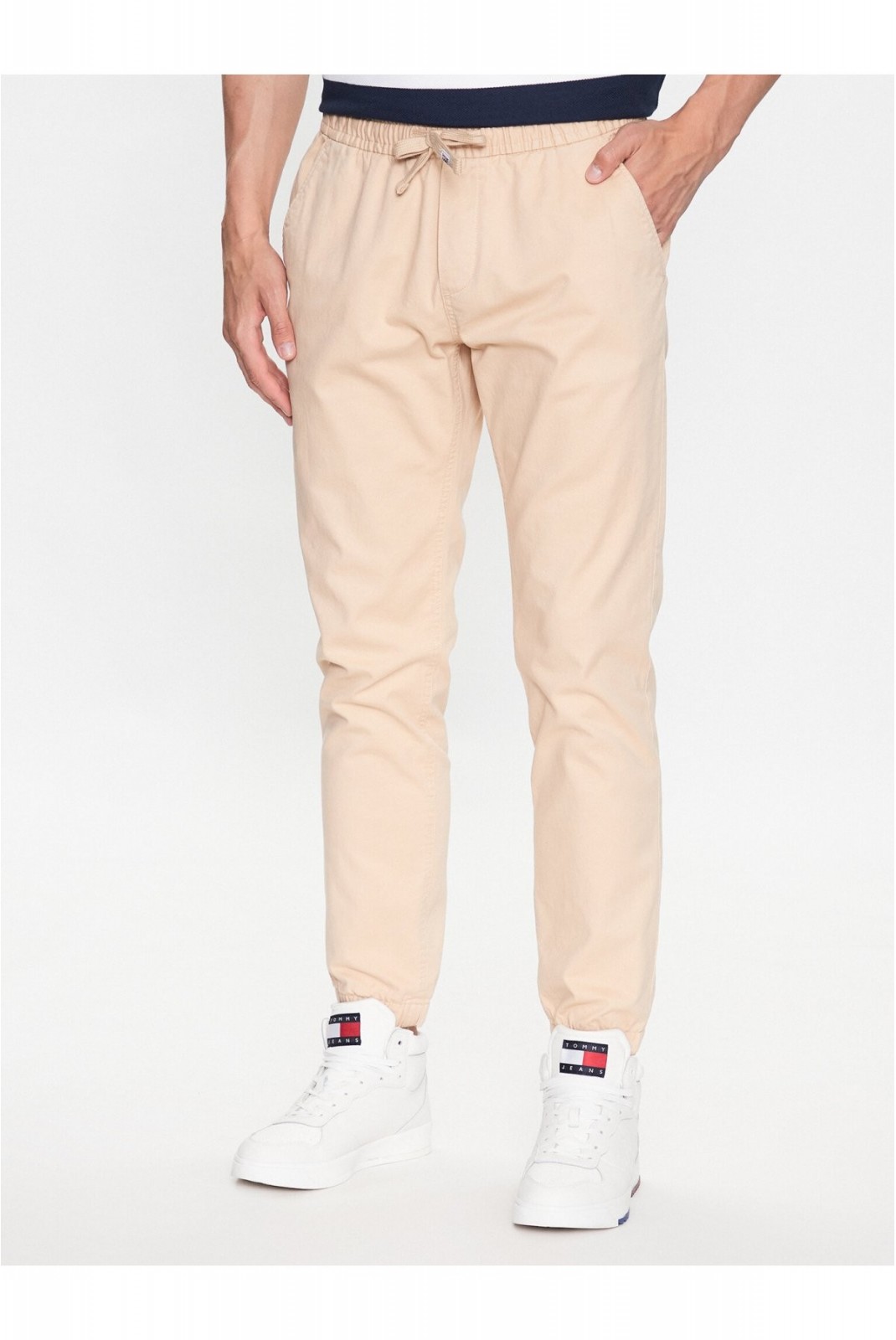 Pantalon en coton bio Tommy Jeans AB4 Trench DM0DM16760