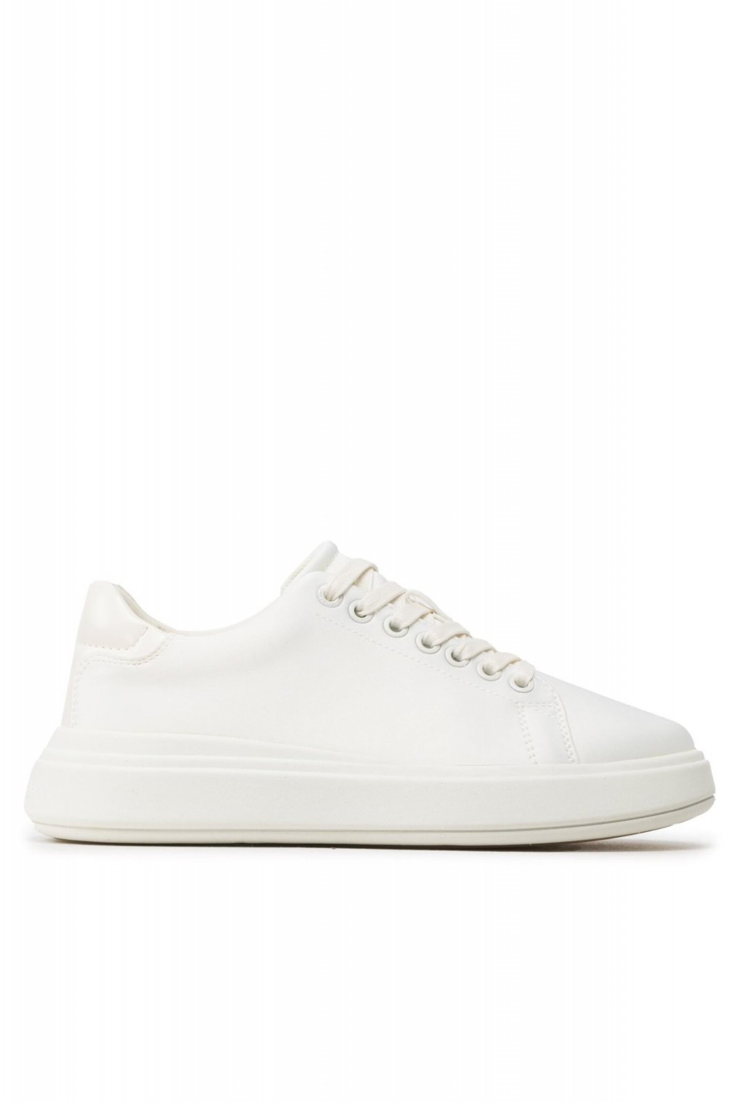 Sneakers basses monochrome Calvin klein YBJ Marshmallow HW0HW01426