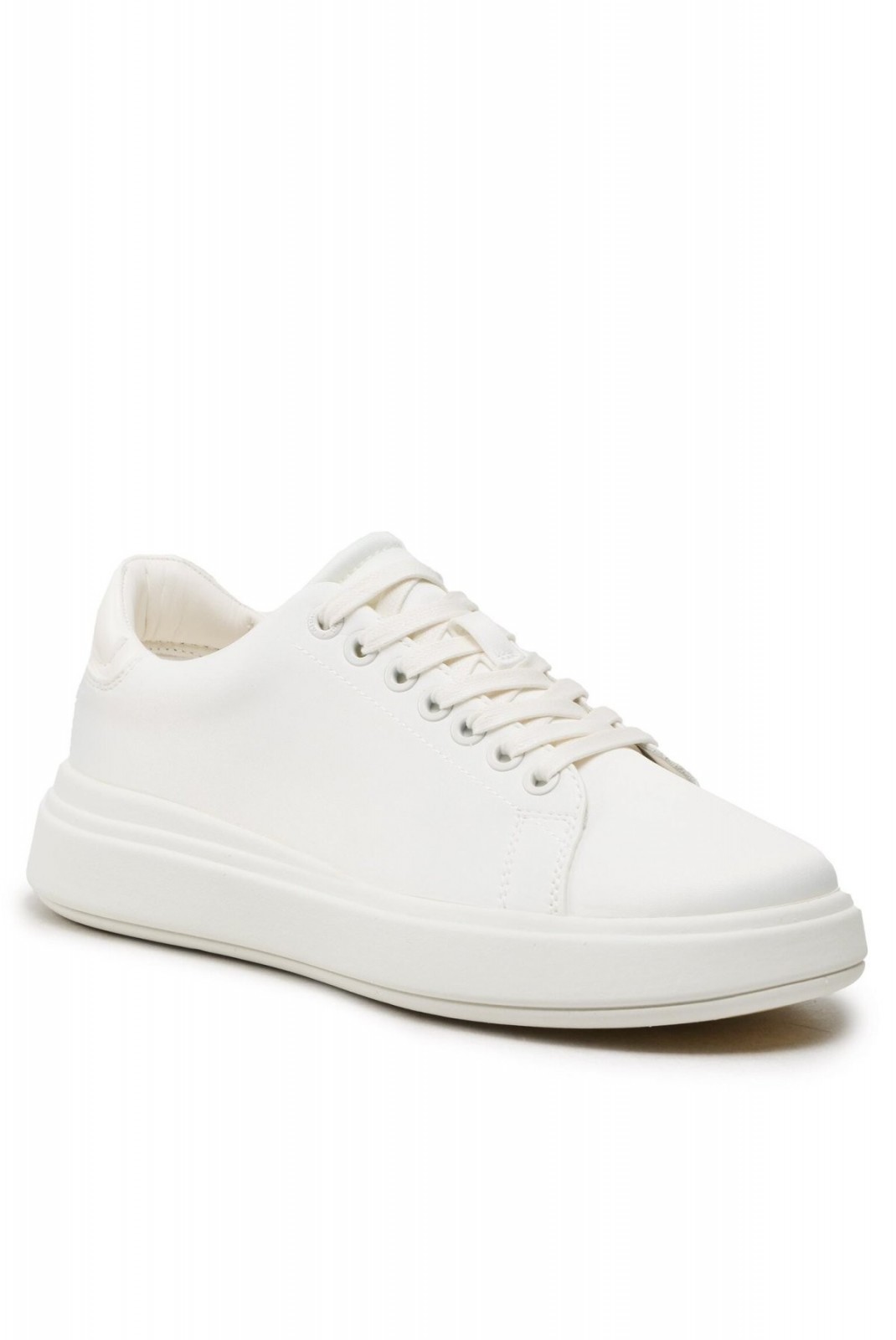 Sneakers basses monochrome Calvin klein YBJ Marshmallow HW0HW01426